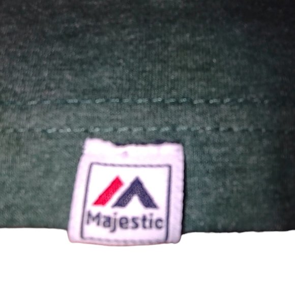 Majestic Green Bay Packers Distressed Design T-Shirt Unisex Size XL - Picture 5 of 7